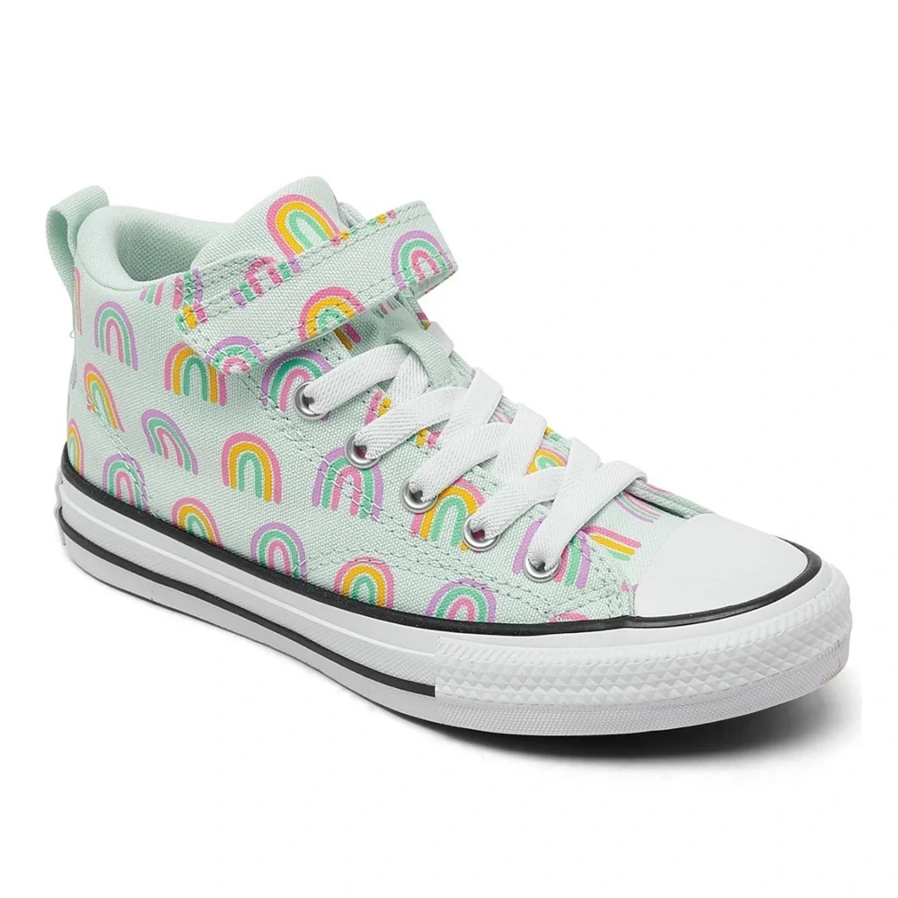 Converse Chuck Taylor All Stars Rainbows Pastel Mid-Top Canvas Sneakers